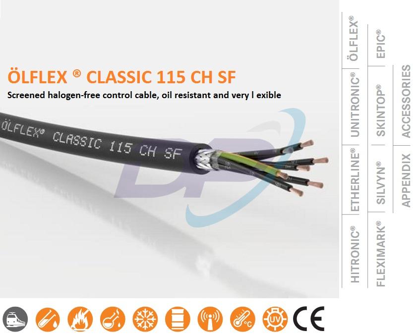 Cáp Điều Khiển LAPP KABEL ÖLFLEX® CLASSIC 115 CH SF | Chính Hãng – Chống Nhiễu – Giá Tốt Nhất