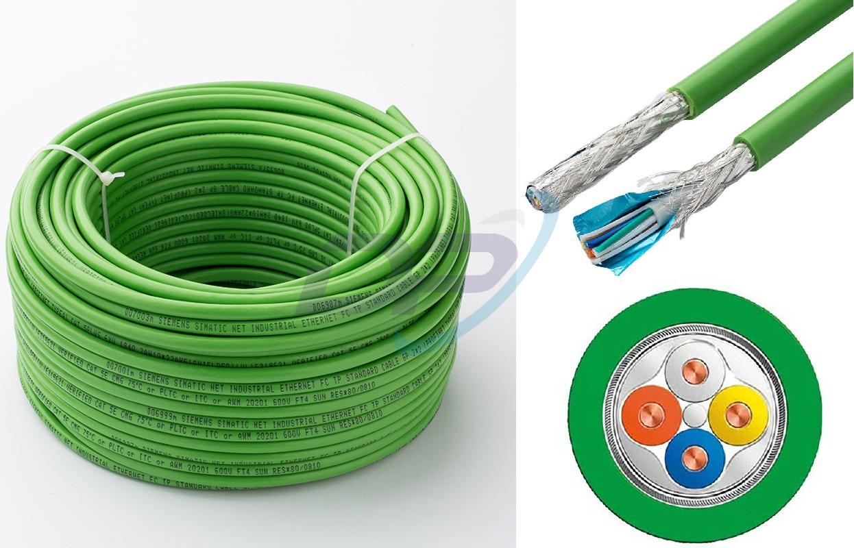( 6XV1840-2AH10 ) Cáp SIEMENS Industrial Ethernet FC TP Standard cable GP 2x2x22AWG (PROFINET Type A) CAT 5E | Chính Hãng – Giá Tốt Nhất