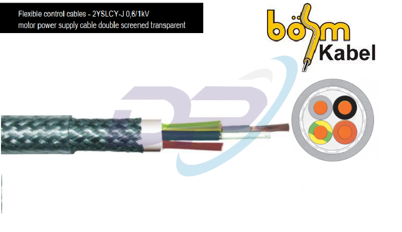 Cáp BOHM KABEL 2YSLCY-J 0,6/1 kV (EMC-type) | Chính Hãng – Chống Nhiễu – Giá Tốt Nhất